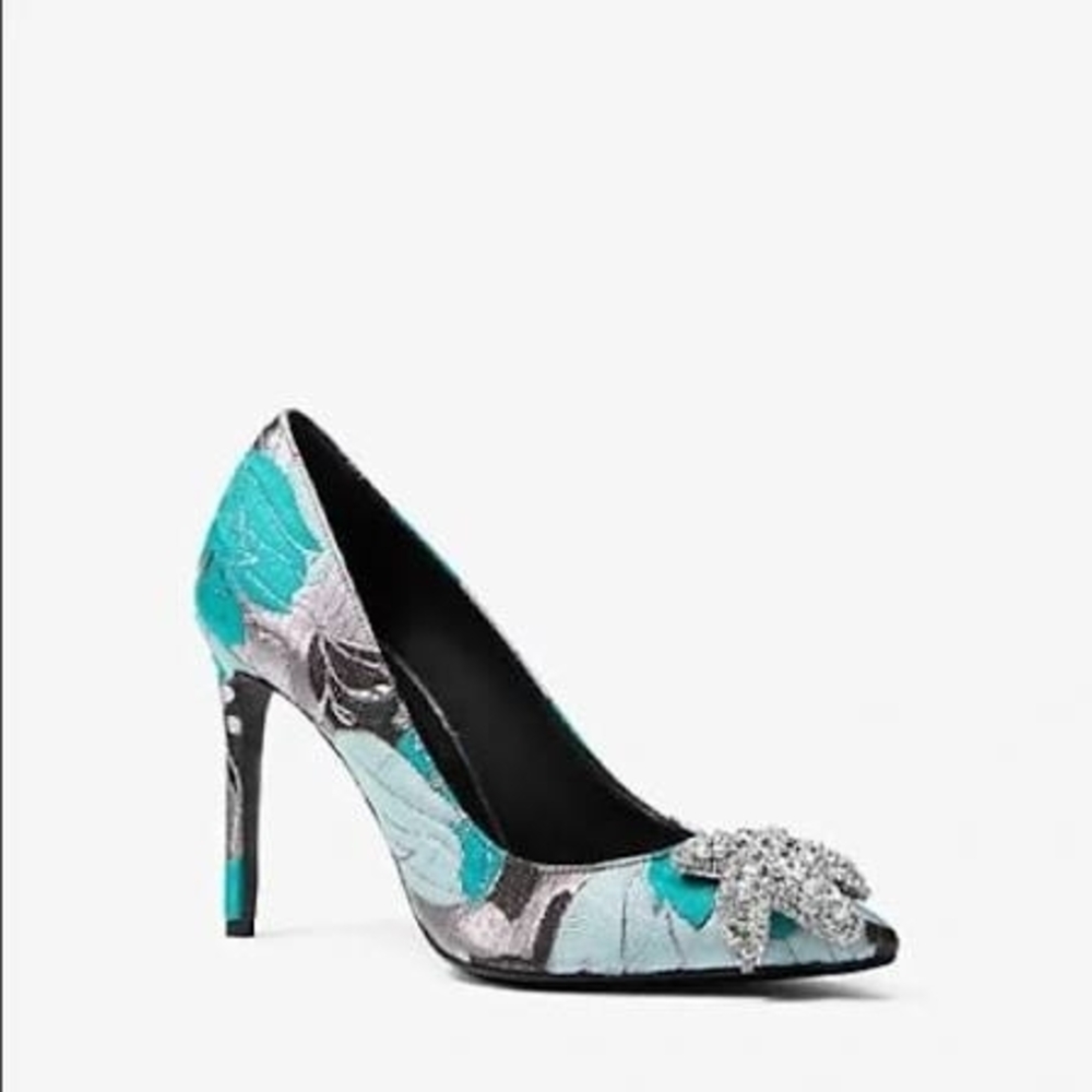 NWT Elegant Michael Kors Collection Gretel Brocade Pumps